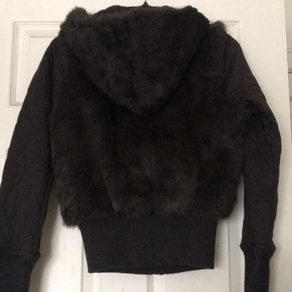 Real Rabbit Fur. Reverse Winter Jacket From Aqua - image 5